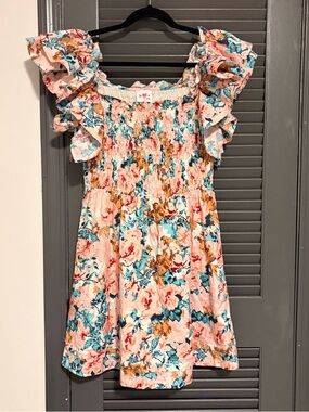 Buddy Love Kimber Fleurish Mini Floral Dress With Pockets